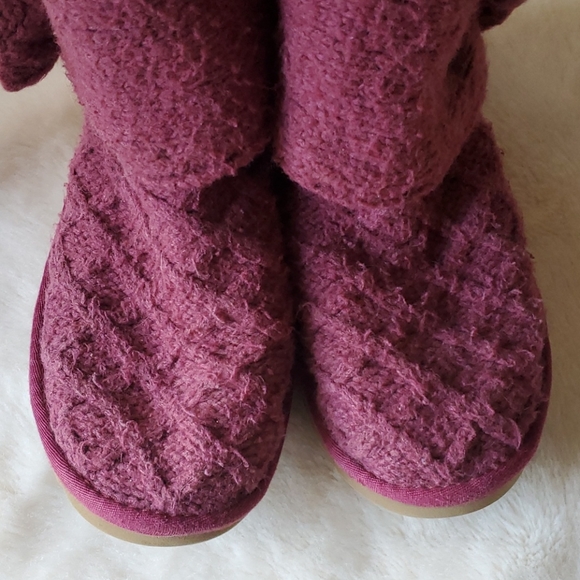 Authentic Ugg Knit Boots Size 6 - Picture 6 of 9